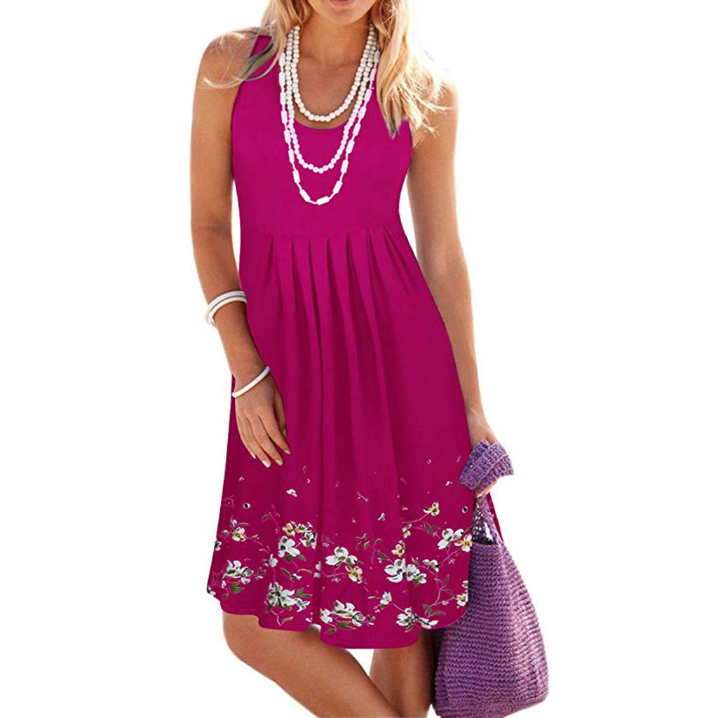hot pink beach dress