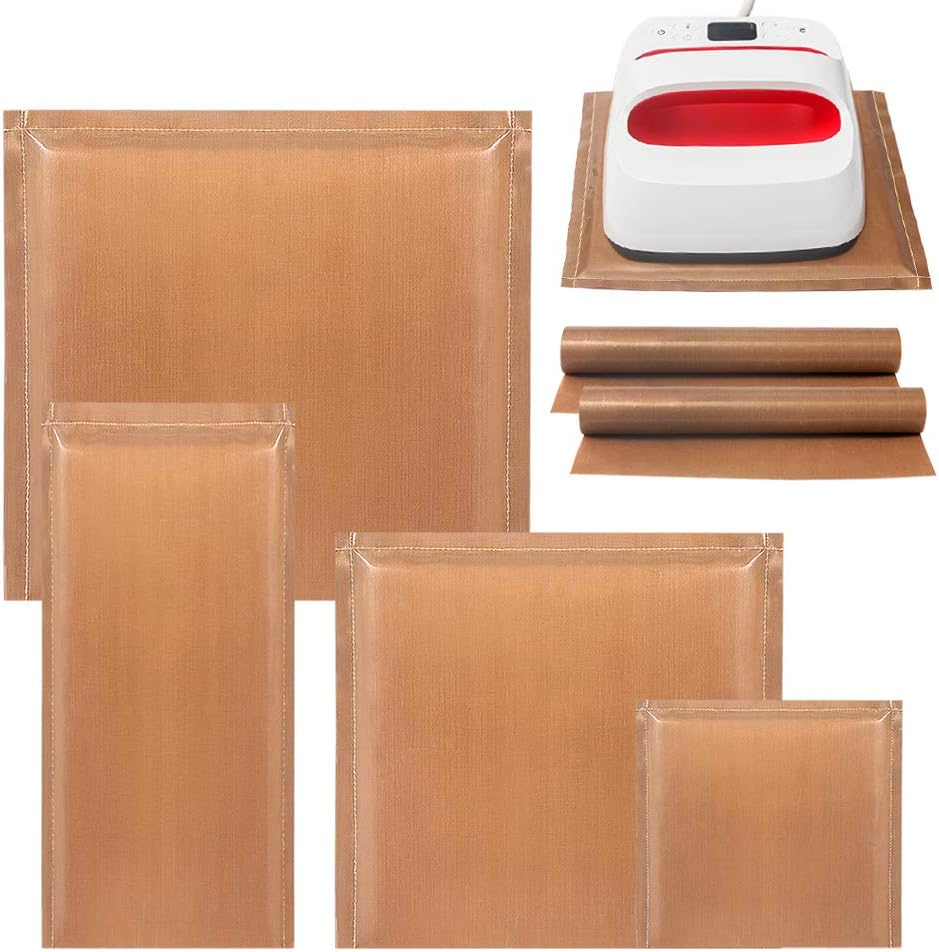 Simumu 6 Pieces 4 Sizes Heat Press Mat Heat Press Pillow