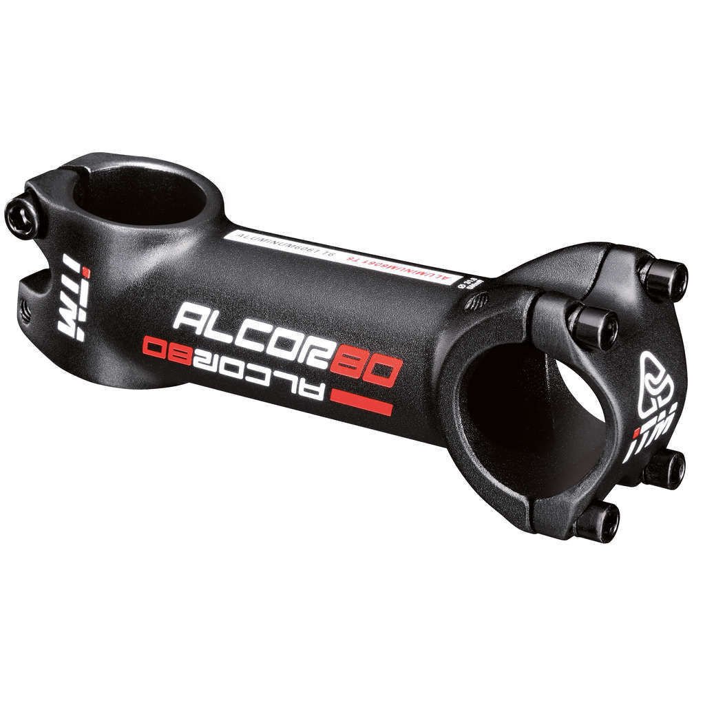 Cicli Bonin Unisex Adult Itm Alcor 80 Aluminium Handlebar Stem - Black, One Size
