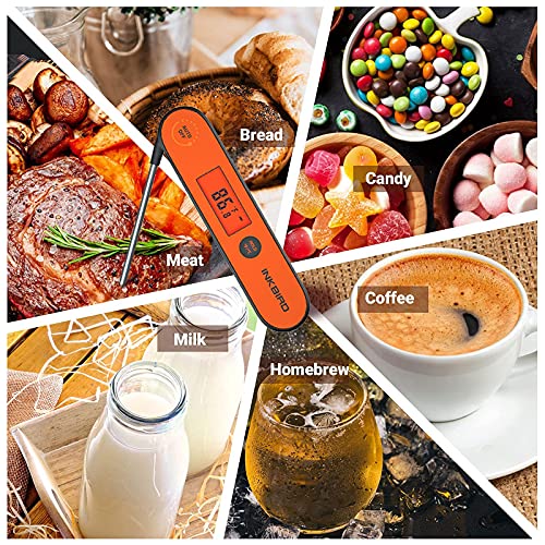 Inkbird WiFi Grill Thermometer IBBQ4T & Instant Read Thermometer IHT