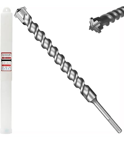 Torxero SDS Plus Rotary Hammer Drill Bit – 1-1/4" X 21" Carbide Tip