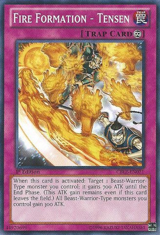 Yu-Gi-Oh! - Fire Formation - Tensen (CBLZ-EN071) - Cosmo Blazer - Unlimited Edition - Common