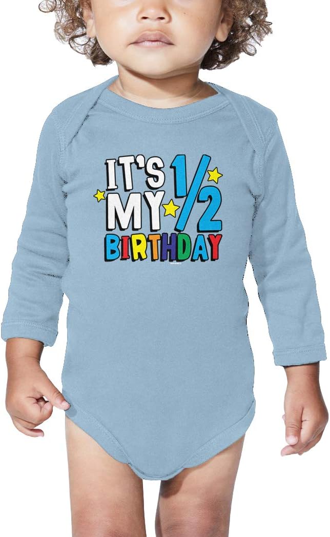 Haase Unlimited It's My 1/2 Birthday - Half 6 Months Old Bodysuit