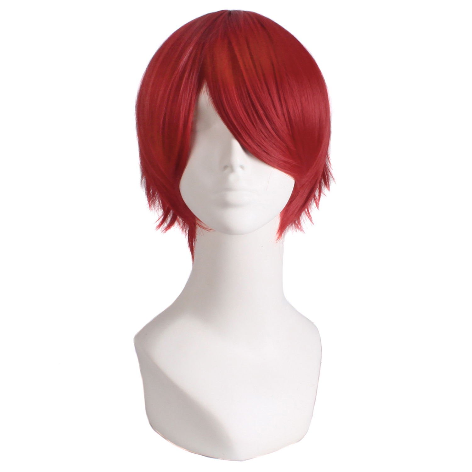 MapofBeauty 12"/30cm Hair Cosplay Role Play Short Wig (Red) — image 1