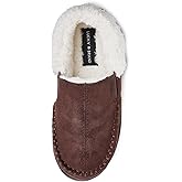 Lucky Brand Boys Micro Suede Sherpa Clog Slippers Cozy Plush Lined Indoor Outdoor Slip On House Shoes Comfortable Kids Clogs