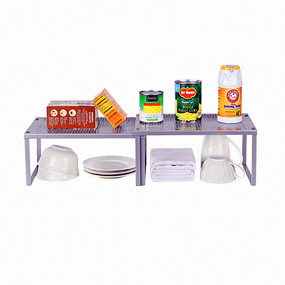 Best Expandable Stackable Kitchen Cabinet And Counter Shelf