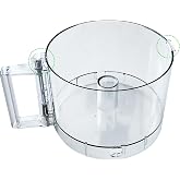 7Cup Food Processor Bowl Compatible with Cuisinart DLC-10 Bowl FP-631AGTX-1 | (2 tabs) NOTE: 7 Cup Food Processor Work Bowl features 2 tabs on the top rim of the workbowl, Vanshly