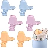 6 pcs Water Bottle Mouthpiece for Ello Pop & Fill Water Bottle，BPA Free Silicone Water Bottle Mouthpiece for 22oz、32oz、40oz Ello Pop & Fill Bottle