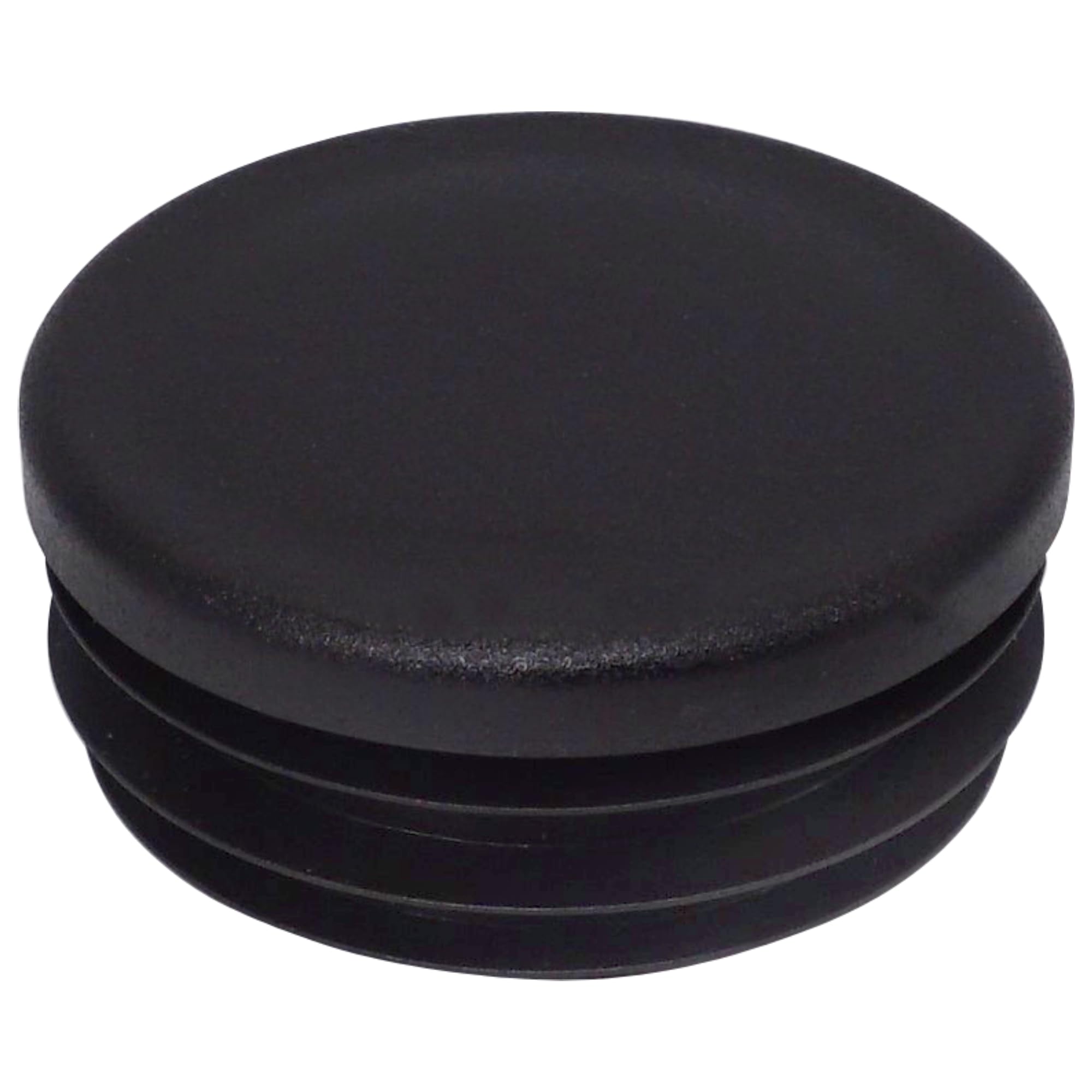 SKIR'CO (30 pcs) Round Tube Inserts 50 mm, Fence Post Plugs, Black Plastic Tube End Caps, Pipe Plugs, Black RAL 9005