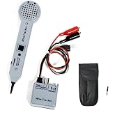 Tone Generator Kit, Wire Tracer Circuit Tester, 200EP High Accuracy Cable Toner Detector Finder Tester, Line Finder,Inductive Amplifier, Probe Kit with Adjustable Volume for Network Cable Collation