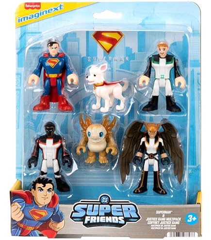 Amazon.com: DC Universe 6-Pack Superman, Booster Gold, Wonder