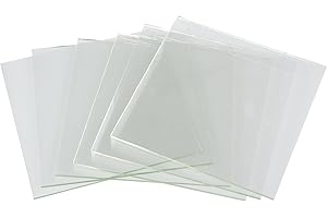 IDICHROIC System 96-2 Inch Clear Fusible Glass Squares, 96 COE- 6 Pack