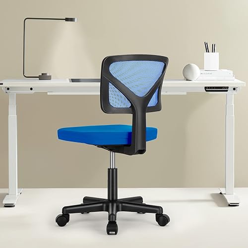 Armless Office Small Adjustable Desk Chair Armless Small Home