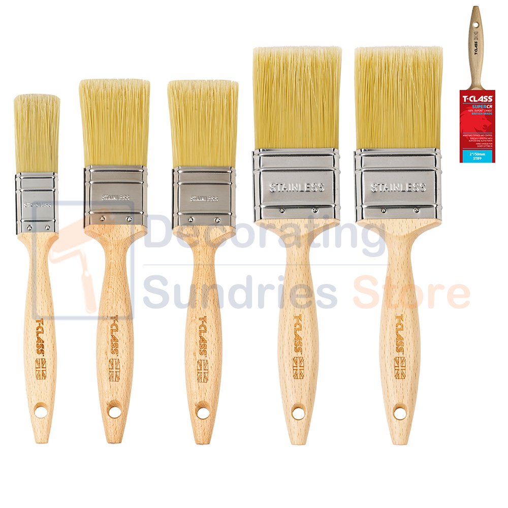 Harris Super CR Paint Brush Set 5 Piece 1" 1.5" 2" Amazon.co.uk DIY