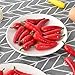 Hagao Fake Pepper, Millet Pepper Simulation Lifelike Hot Chili for Home Kitchen Party Pub Decoration Cabinet Ornament 50 pcs Red