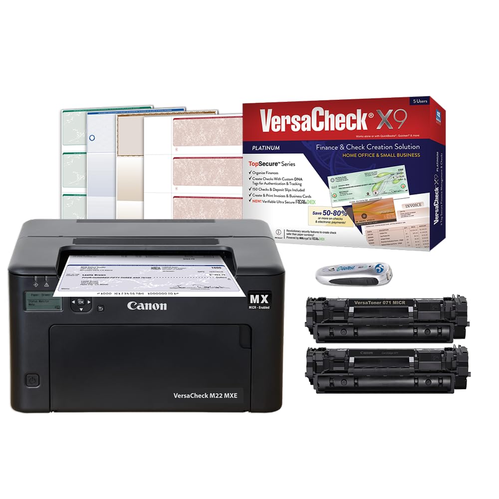 VersaCheck M22 MXE MICR Check Printer X9 Platinum