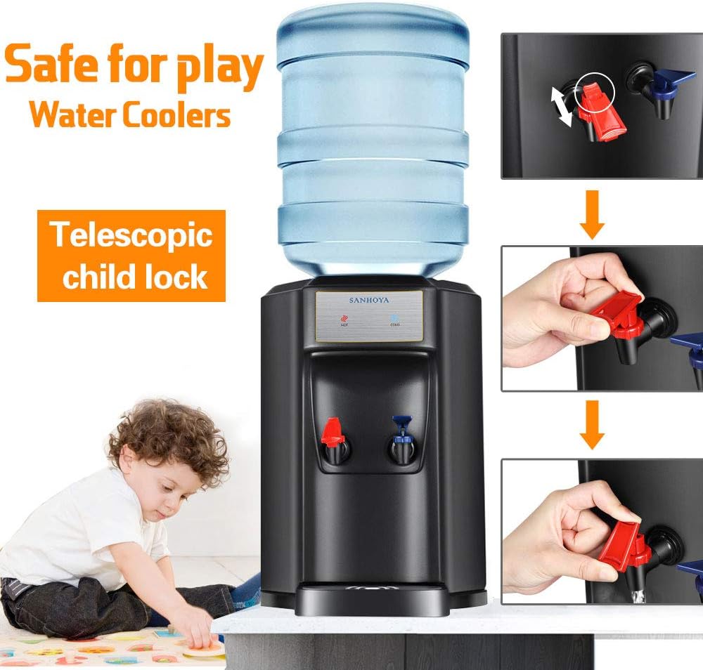 Countertop Water Coolers Dispensers 5 Gallon Water Bottles: Kitchen & Dining