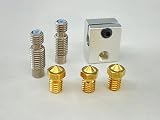 Ruimou V6 All Metal Hot End Kit 1.75mm 12V 40W 0.4mm Brass Nozzle 3D Printer view 3