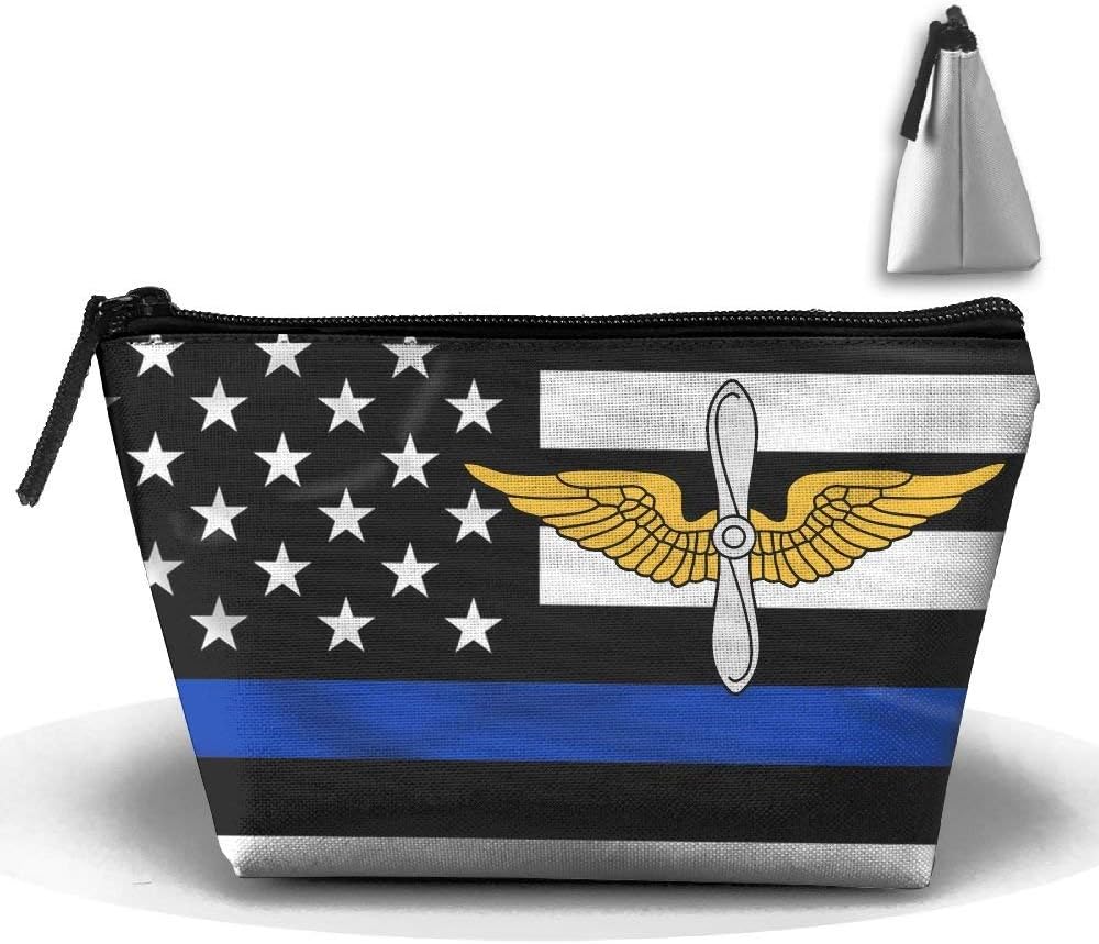 US Army Aviation Branch Trapezoid Receive Bag Makeup Bag Home Office Travel Camping Sport Gym Outdoor