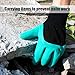 MOFIR Garden Genie Gloves 2 Pack With 4 ABS Claws | Breathable, Waterproof Nitrile & Thorn Resistant Working Gloves For Women & Men | For Digging, Planting, Composting, Outdoor Work & More