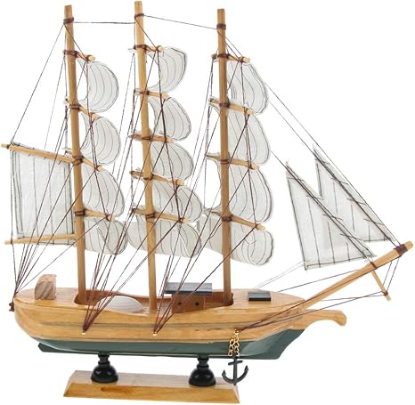 クリスマスツリー特価 木製 帆船モデル 船模型 家庭 デコレーション インテリア 会議室装飾 オフィス 置物 Qtrmilegraphics Com