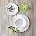 Masterpiece Premium Quality Heavyweight Plastic Plates: 25 Dinner Plates and 25 Salad Plates
