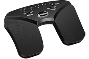 Donner Wireless Page Turner Pedal, Rechargeable Music Page Turner foot pedal for Tablets Phone, Black