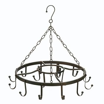 Pot Racks Ceiling Overhead Hanging Pot And Pan Rack Black