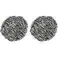 Winco Stainless Steel Scouring Sponge, 105gm (Pack of 2)