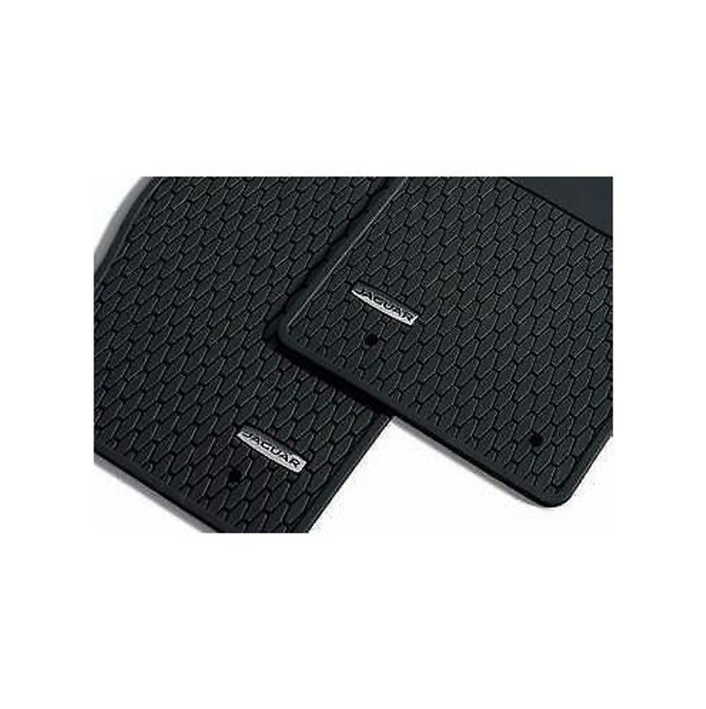 Jaguar OEM Accessory F-Type Ebony Utility (Rubber) Floor Mat Set