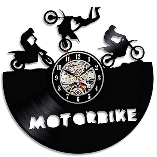 CHANGWW Decoración del Reloj de Pared del Tema del Coche Dormitorio del