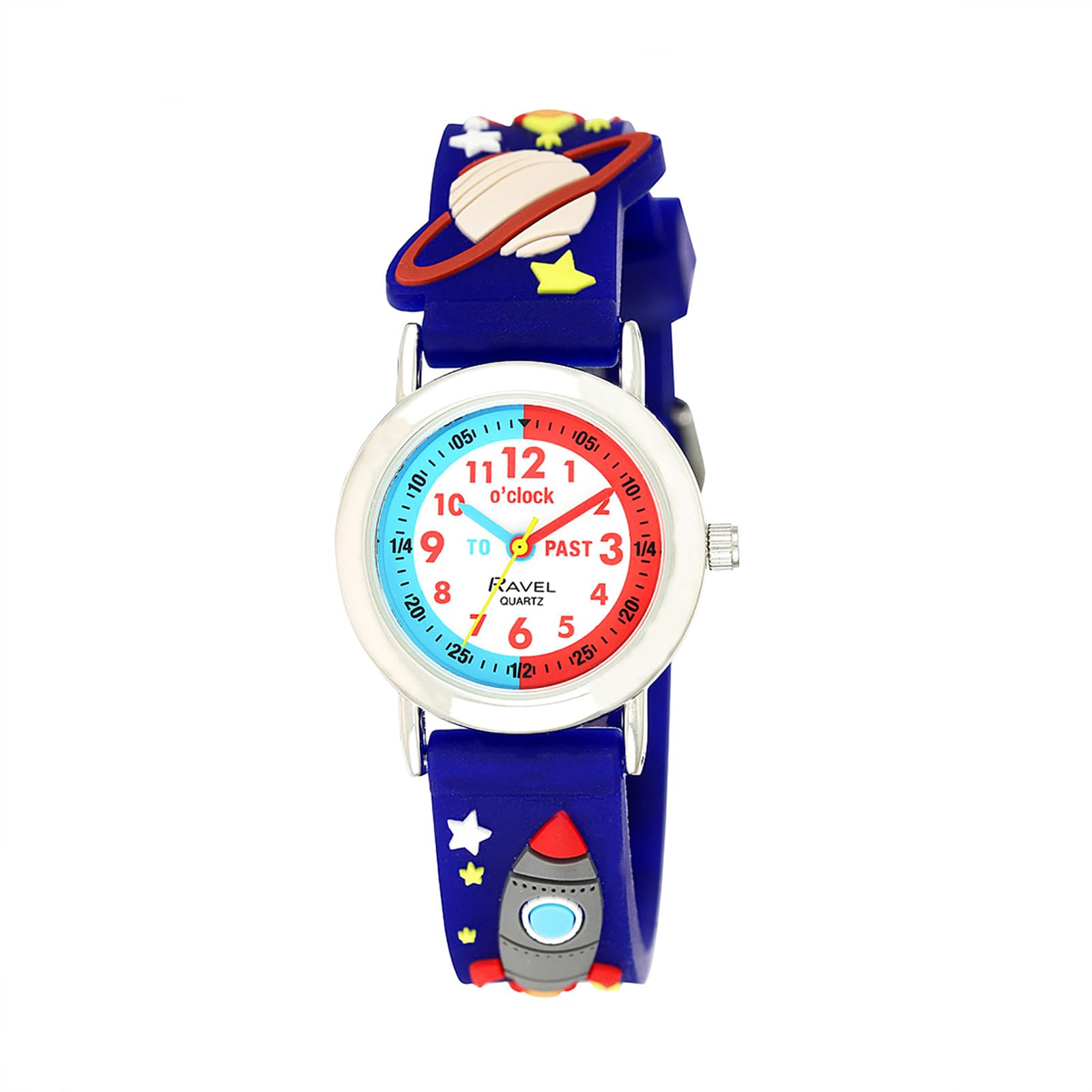 Ravel Children's Dark Blue Space Time Teacher Watch — image 1