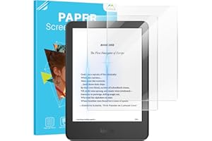 MoKo 2 Pack Glass Screen Protector for 6''All-New Kindle 11th Generation 2024/2022, Kindle 10th Generation 2019, Anti-Bubble & Scratch 9H Hardness HD Clear Tempered Glass Screen Film