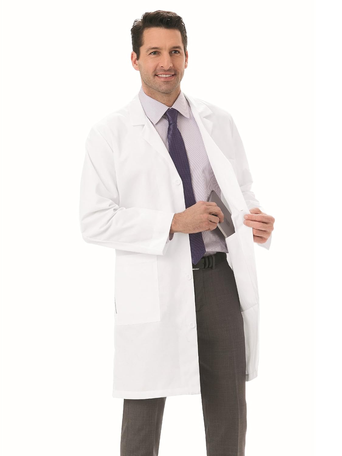 Meta Labwear Men's 5Pocket Twill, Lab Coat Medical Lab Coats Clothing
