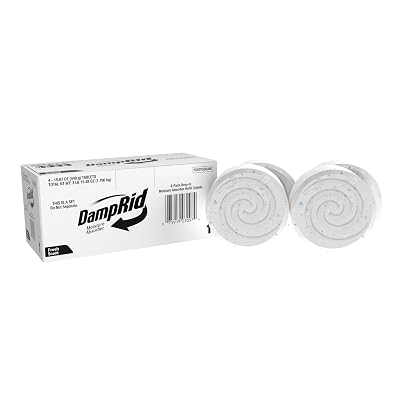 DampRid Moisture Absorber Drop-In Tablet Refill Pack, Fresh Scent, 15.8 oz., 4 Pack, Attract and Trap Excess Moisture and Eliminate Musty Odors for Cleaner, Fresher Air