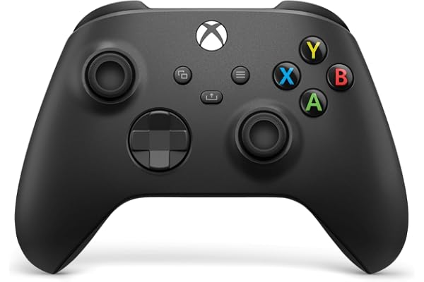 XBOX Wireless Gaming Controller | Carbon Black | Console, PC, & Cloud Devices | Textured Grip | Wireless, Bluetooth, USB-C Connectivity