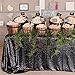 B-COOL 60x102-inch Black Sequin Table Linens Halloween Tablecloth Seamless Glitter Tablecloth Wedding Sequin Tablecloth