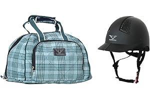 TuffRider Starter Equestrian Horse Riding Helmet with BONUM Helmet Bag with Assorted Color