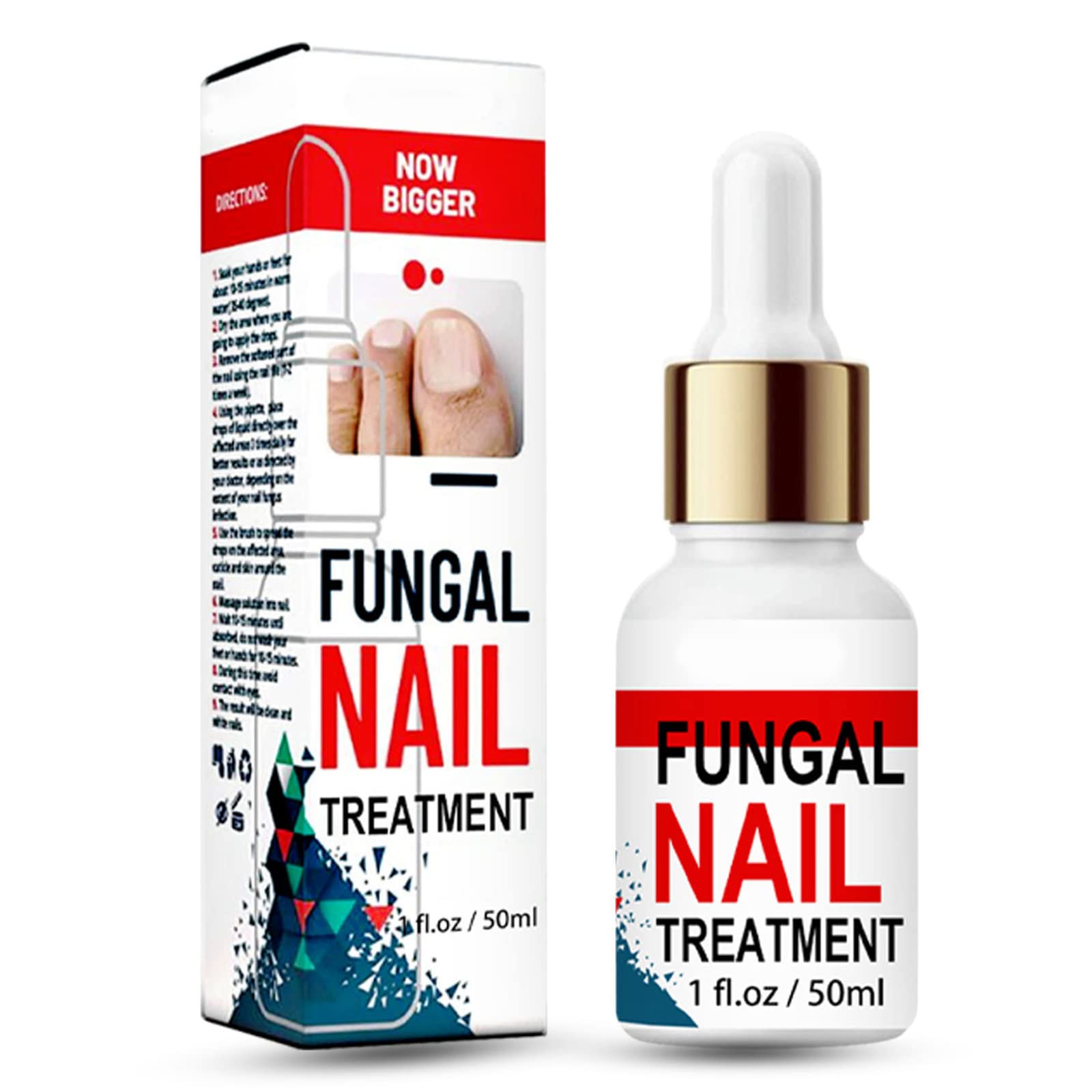Fungal Nail for Toenails Extra Strong, Toenail Fungus Nail Repair for Fingernails Toenails, Toe Nail Fungal Fungal Nail Solution Fixes Nails Safe Effective(50ML)