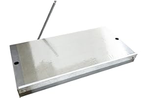 LGXEnzhuo 10x20 inch Permanent Magnetic Chuck 100-120N/cm² Magnetic Force Rectangular Fine Pole Chuck Powerful Sealed for Lathe Grinding Milling Machine