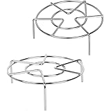 Konrisa Stainless Steel Steam Rack for Instant Pot Trivet Rack Food Holder Stand Cooking Steamer Basket for Pressure Cooker,s