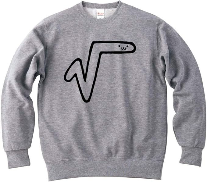 Amazon ルート 平方根 数学 記号 文字 筆絵 イラスト おもしろ スウェット トレーナー トレーナー パーカー 通販