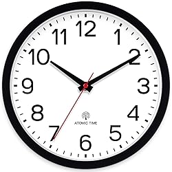 AKCISOT Atomic 14 Inch Wall Clock Analog Clocks for