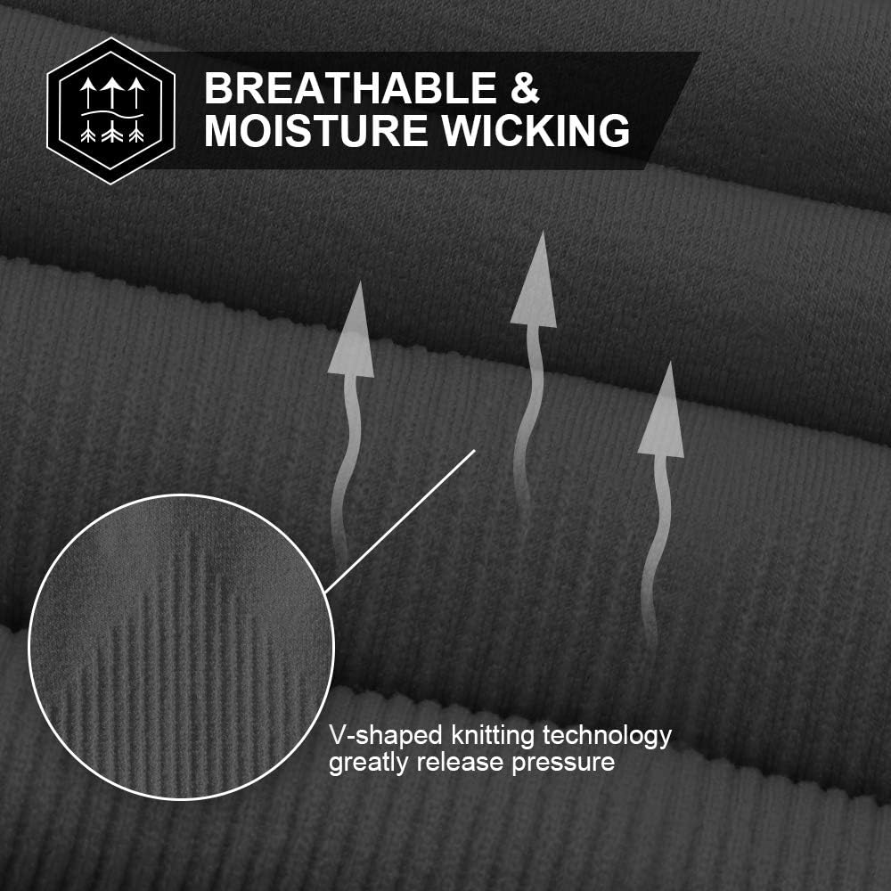 2 & 4 Pairs Sun Protection Arm Sleeves With Thumb Holes for Men & Women, Deep Grey: Clothing