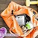Natural Air Purifying Bags 100% Moso Bamboo Charcoal 6-Pack Odor Eliminator for Kitchens Bedrooms Bathrooms Cars Basements Pet Areas & Shoes