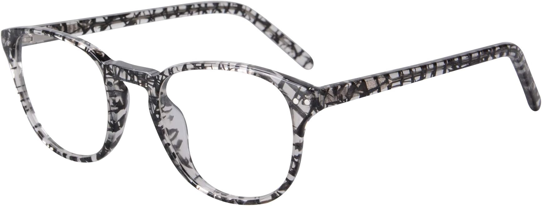 KUDEE Women's Acetate Frame Blue Ray Resistant Progressive Multifocus Reading Glasses-MAT081