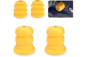 gunroil 4 Pack Car Buffer Blocks, Shock-absorbing Waterproof Durable Vehicle Suspension Protector, Compatible with 1999-2006 Chevrolet Silverado 1500 GMC OEM #15153958 15039397 (Yellow)