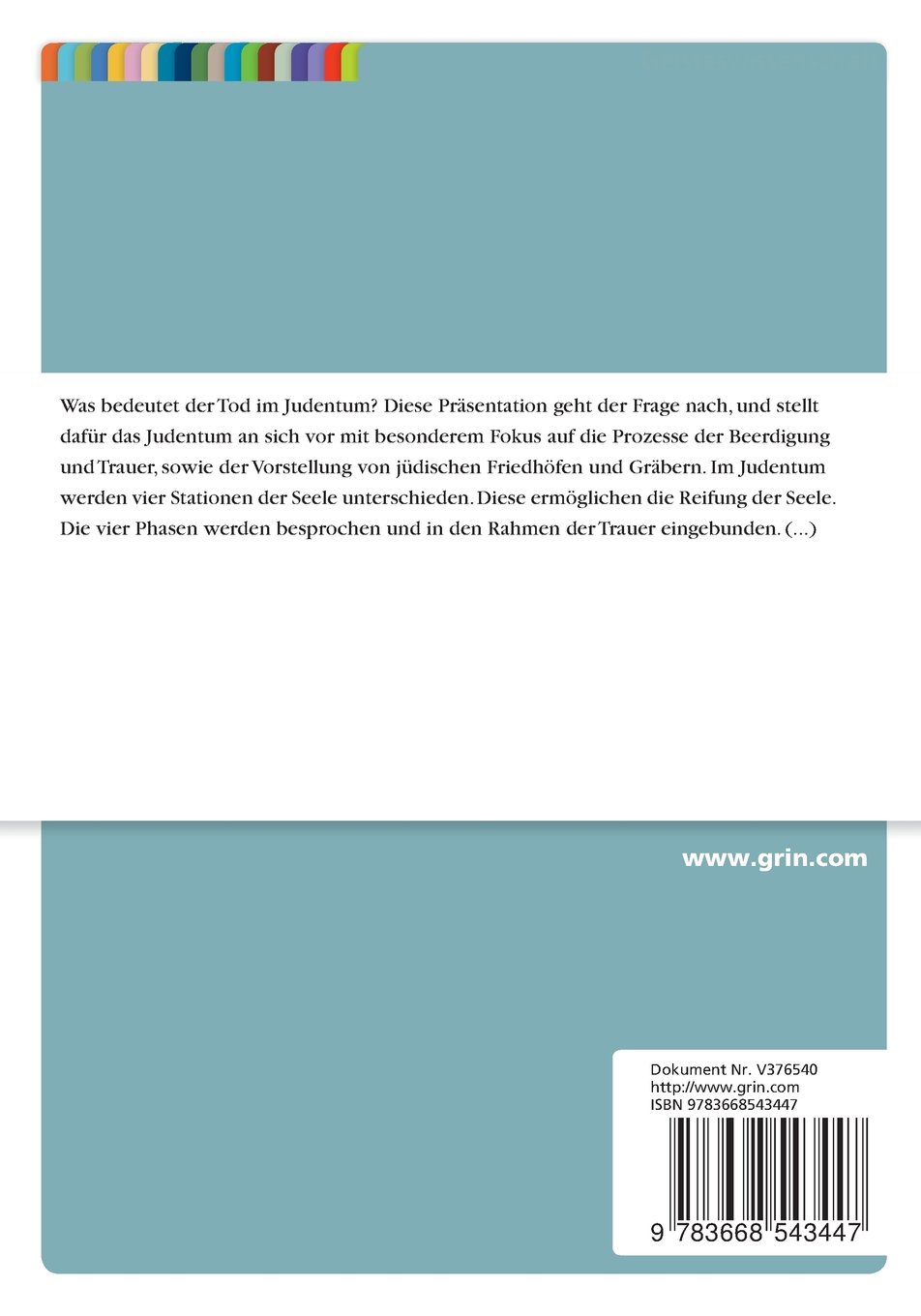 Die vier phasen der trauer