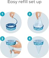 Angelcare Round Refill 3 Pack for Original Nappy Disposal System UK Ireland view 5