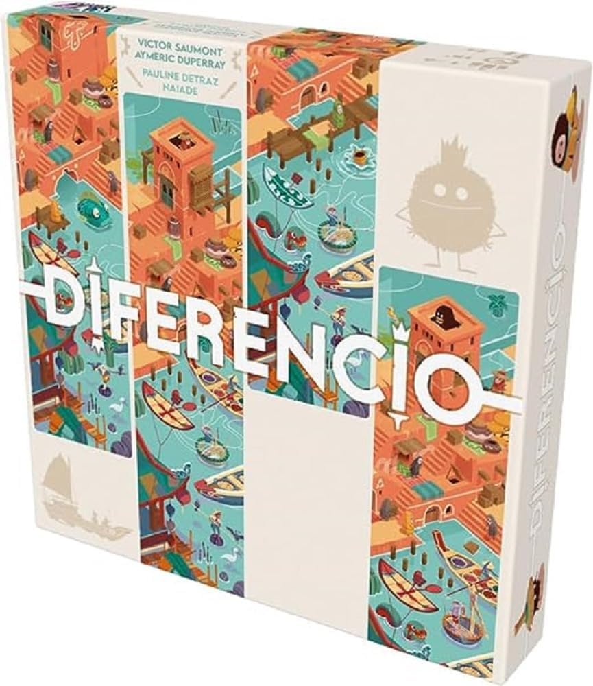 Asmodee KYF Edition Diferencio – Board Games – Visual Memory Games – Atmosphere Games from 7 Years – 2 to 6 Players – French Version